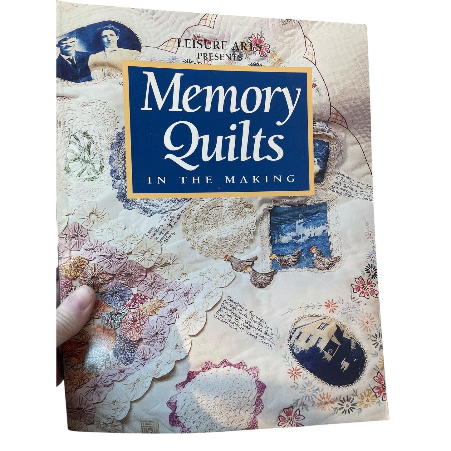 LEISURE ARTS Memory Quilts in The Making Book 160 pages: handkerchief and memorabilia quilts, t-shirt quilts and photo transfer quilts, more