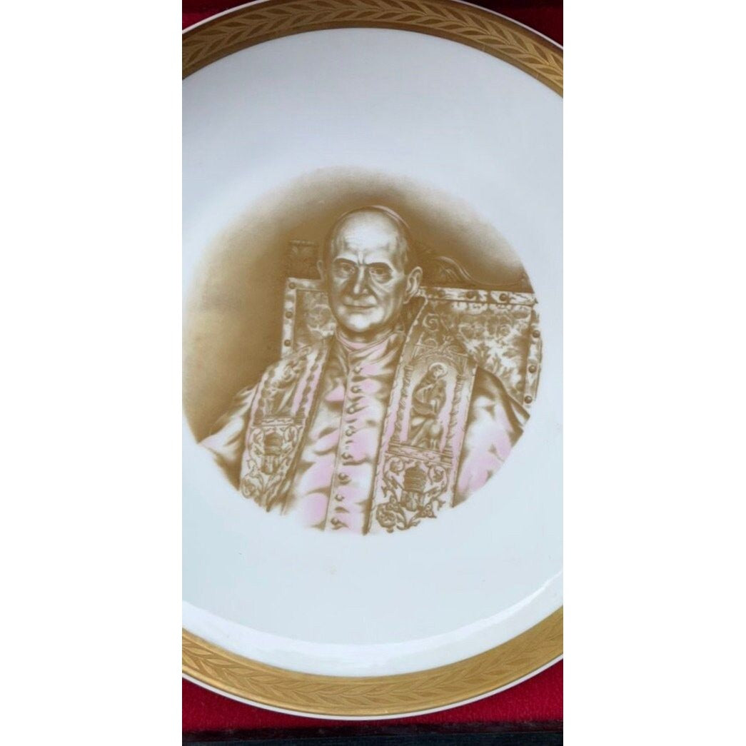 Pope Paul VI Royal Tettau China Limited Edition vintage Papal Plate