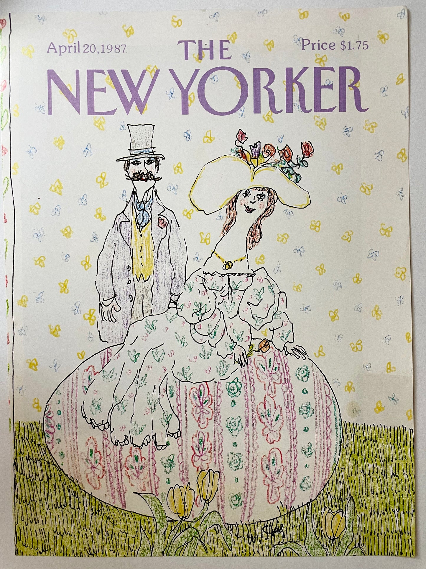 April 20, 1987 - The NEW YORKER Magazine original cover - by William Steig