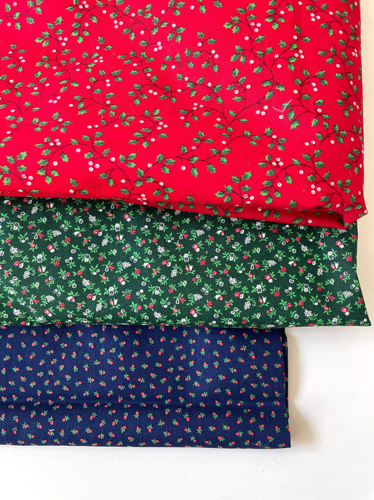 Lot of vintage fabric remnants