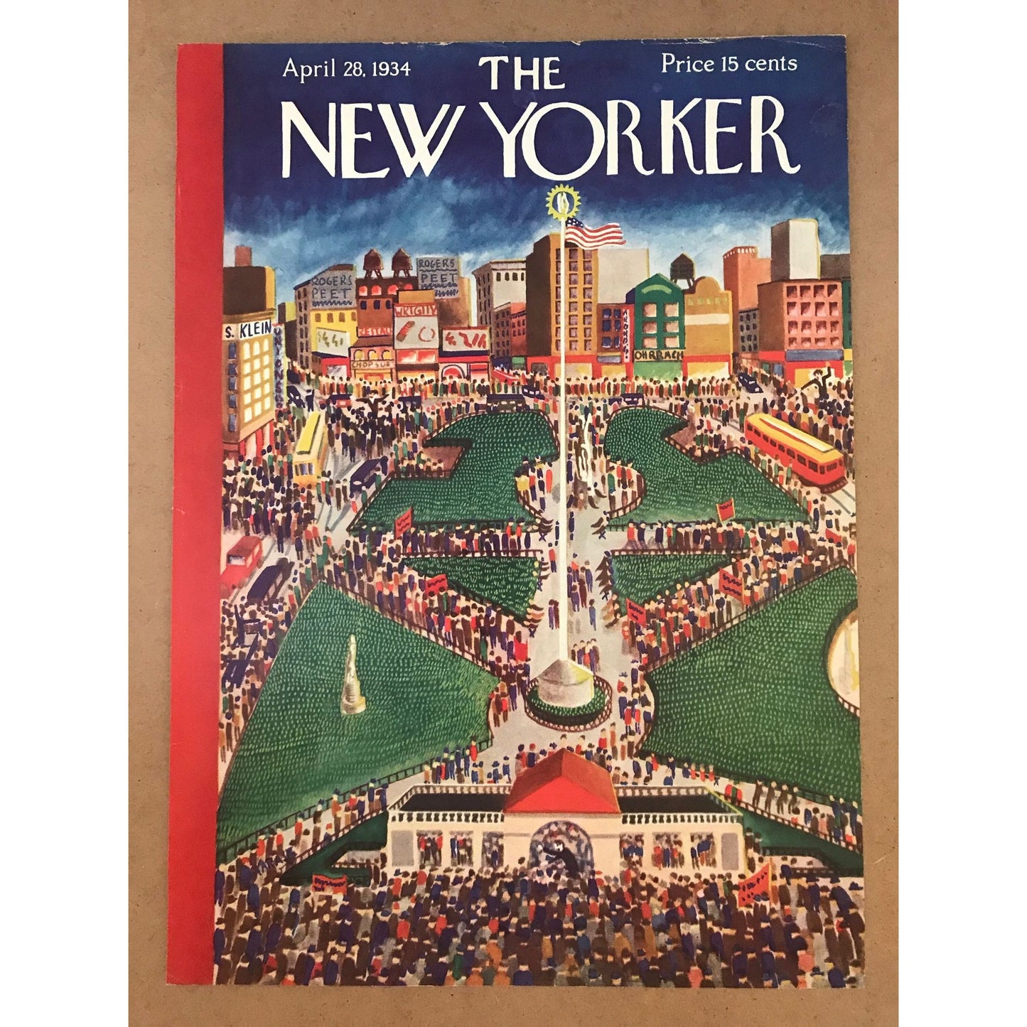 Rare - April 28, 1934 - The NEW YORKER Magazine original cover