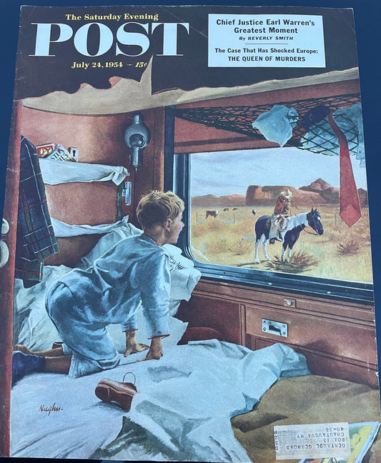 Saturday Evening Post - Original Cover - July 24, 1954