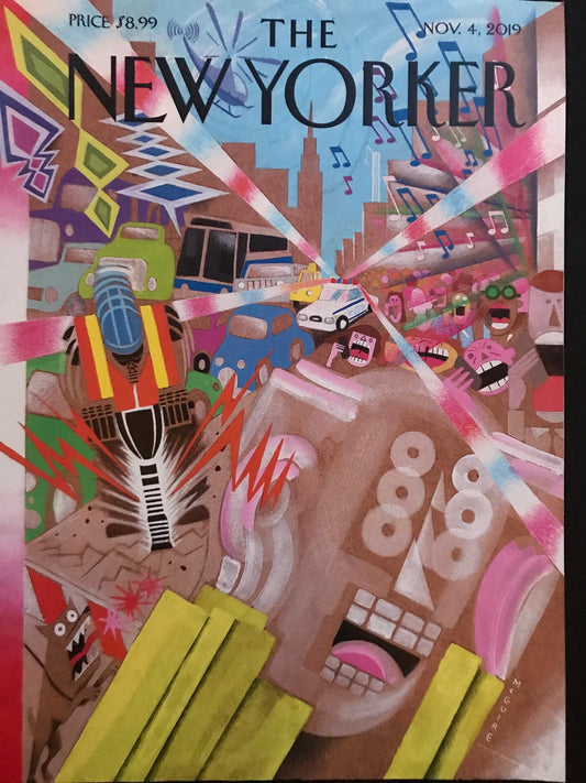 November 4, 2019 - Your choice: Cover only OR complete issue  of The New Yorker Magazine