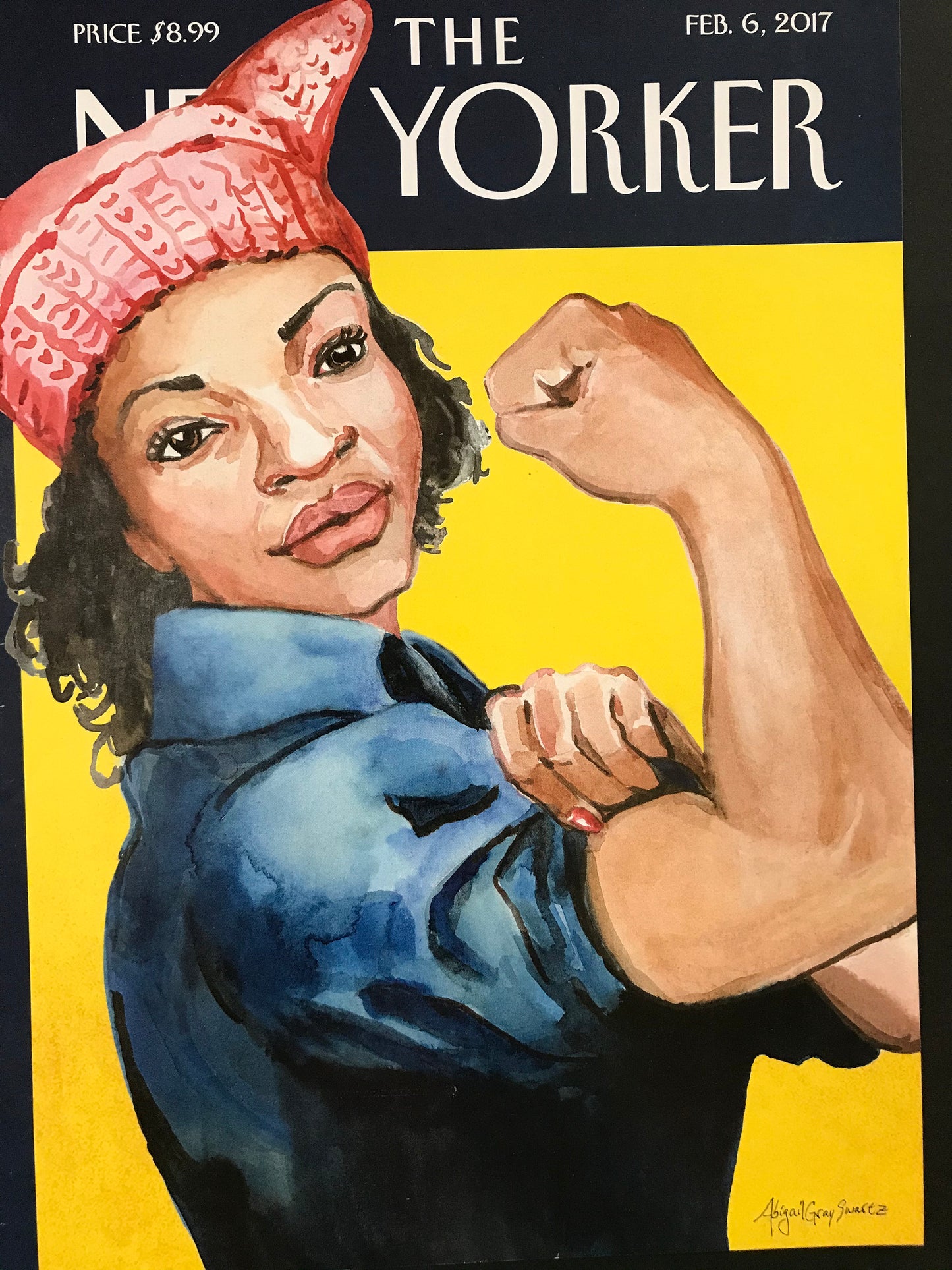 February 6, 2017 - The NEW YORKER Magazine original cover - women power