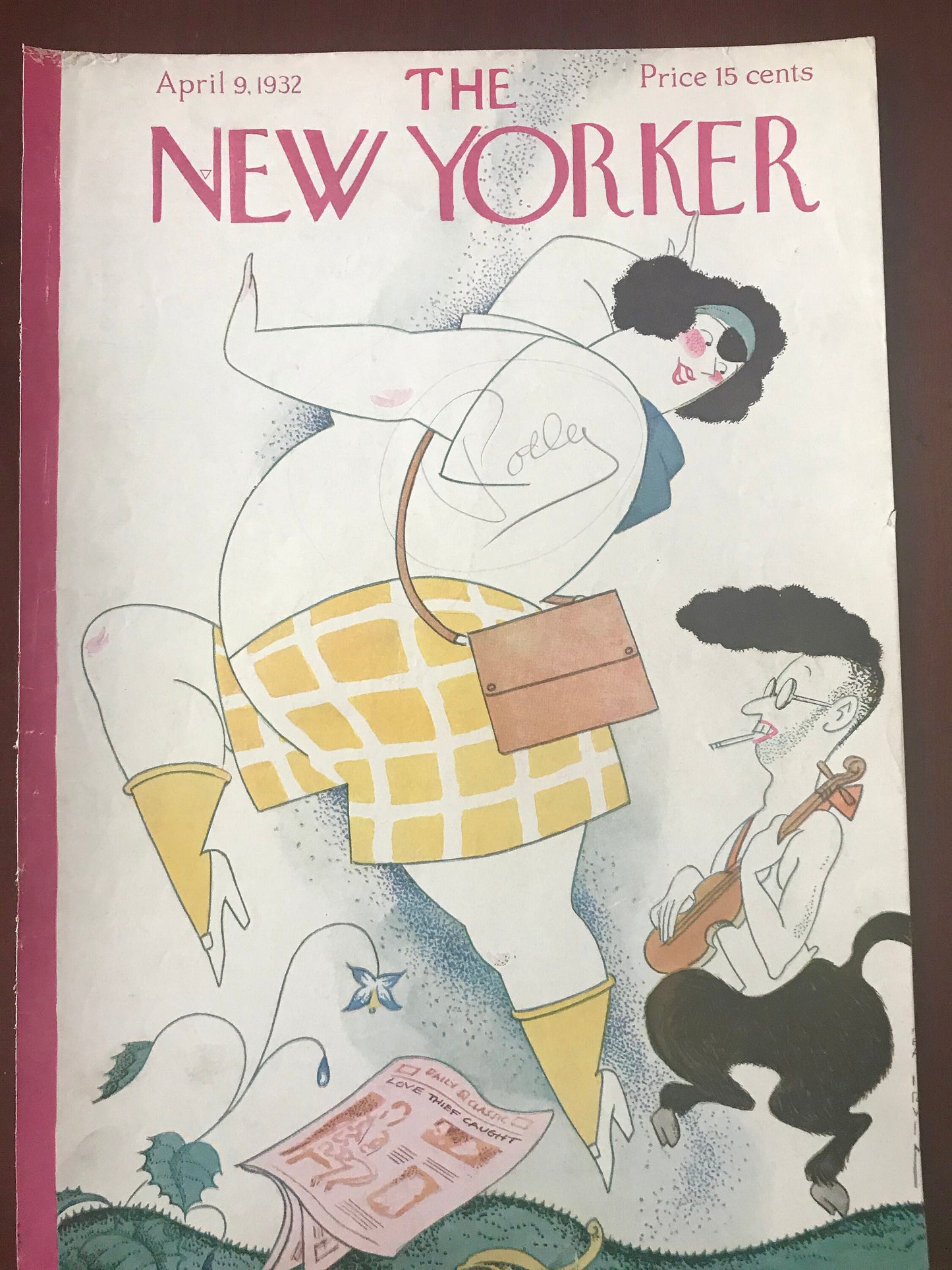 Rare - April 9, 1932 - The NEW YORKER Magazine original cover - please read description