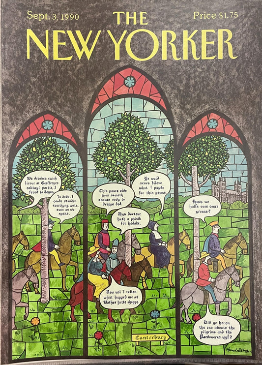 NEW YORKER Magazine original cover - September 3, 1990