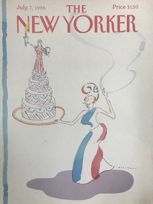 Vintage NEW YORKER Magazine original cover - July 7, 1986