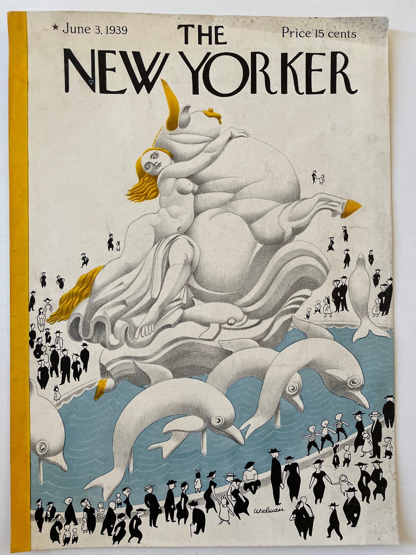 Very Rare, Very old NEW YORKER Magazine original cover - June 3, 1939