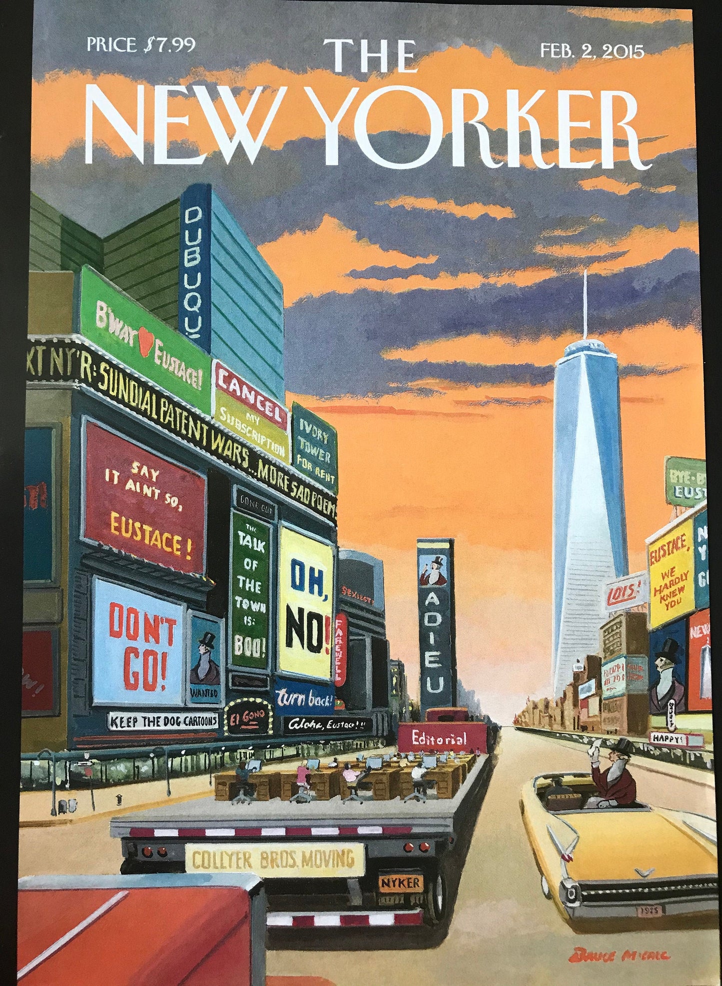 February 2, 2015 - The NEW YORKER Magazine original cover