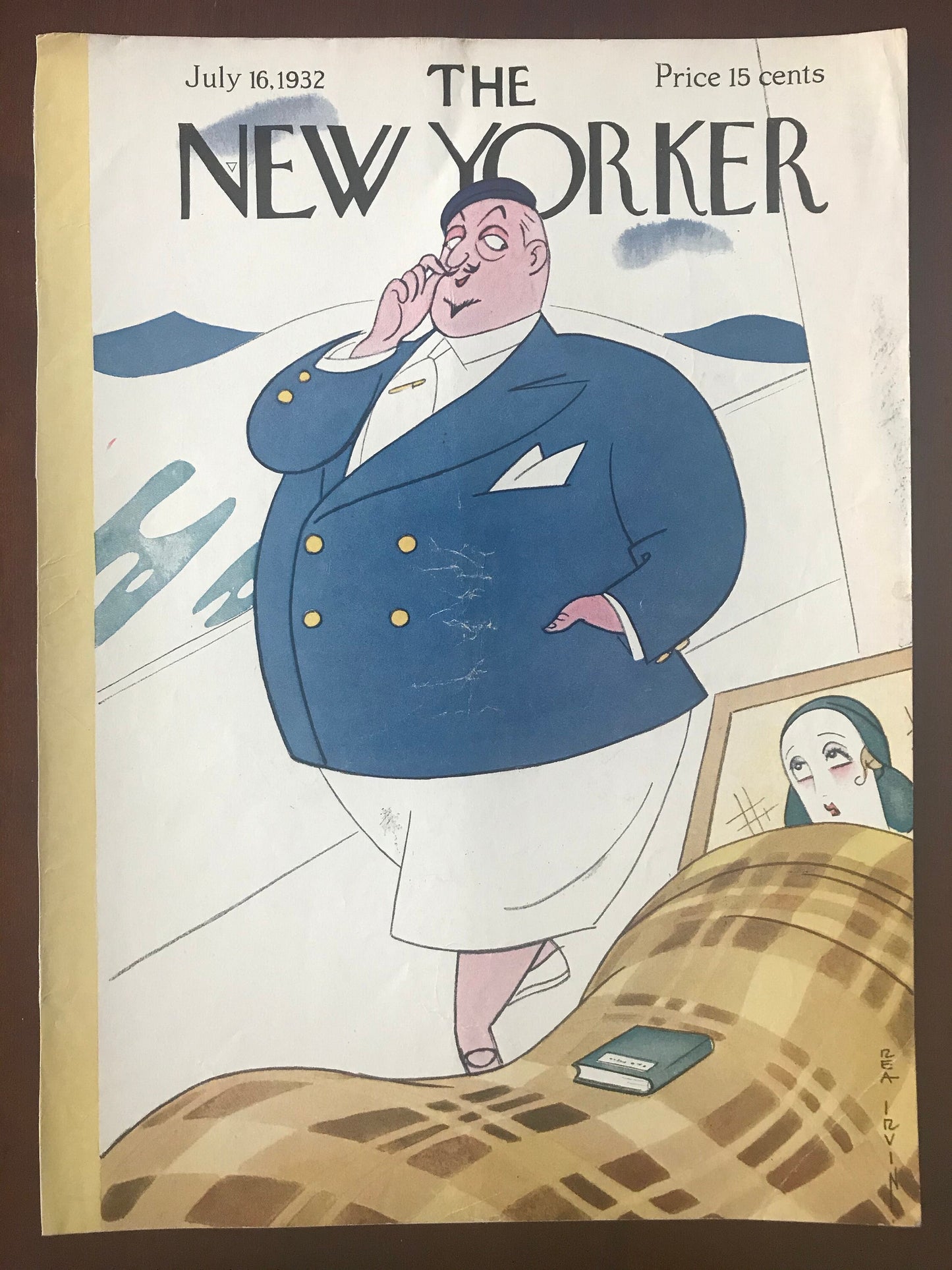 Rare - July 16, 1932 - The NEW YORKER Magazine original cover by Rea Irvin - please read description