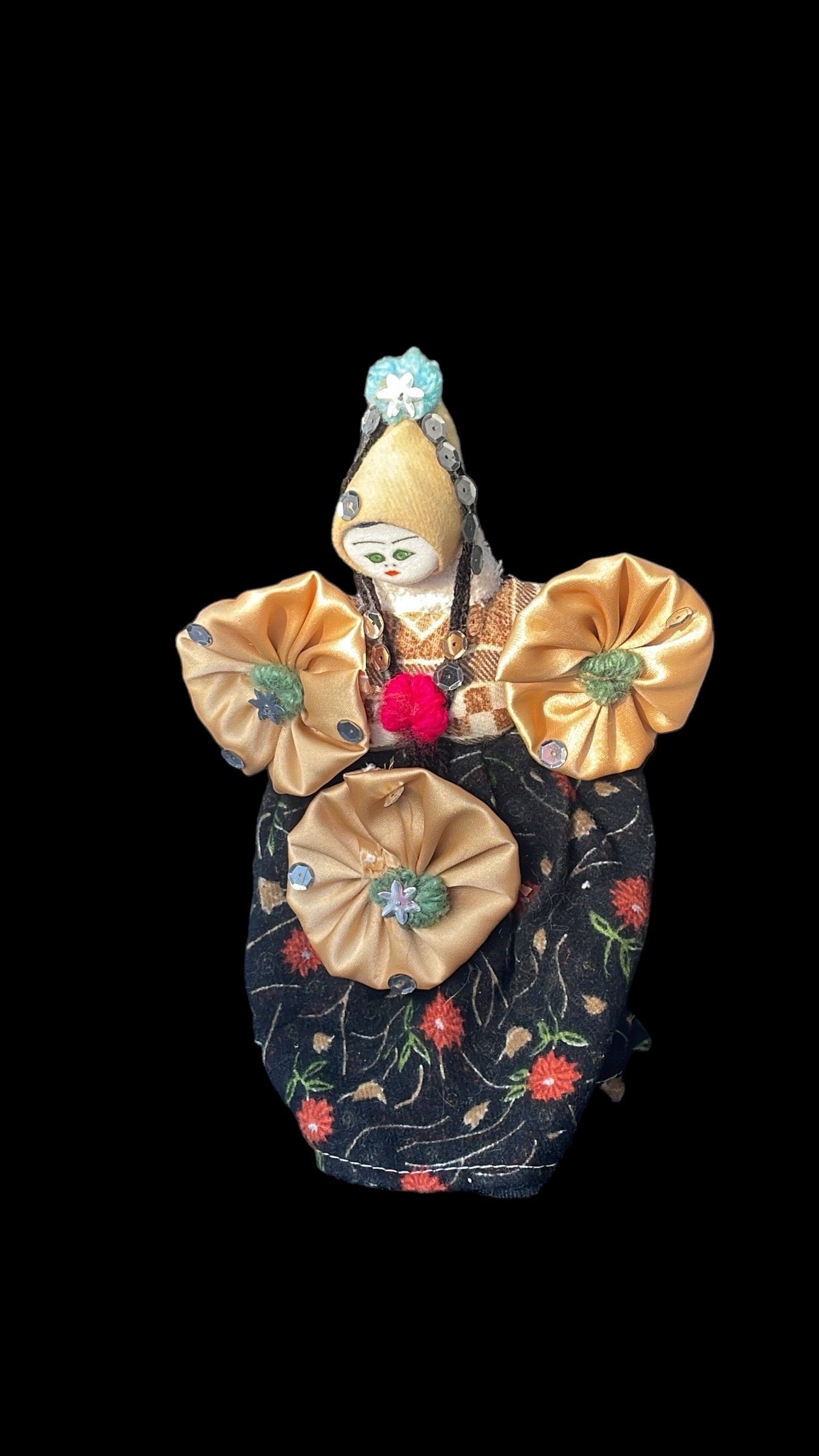 Turkish Soganli handmade folk art doll from Turkey