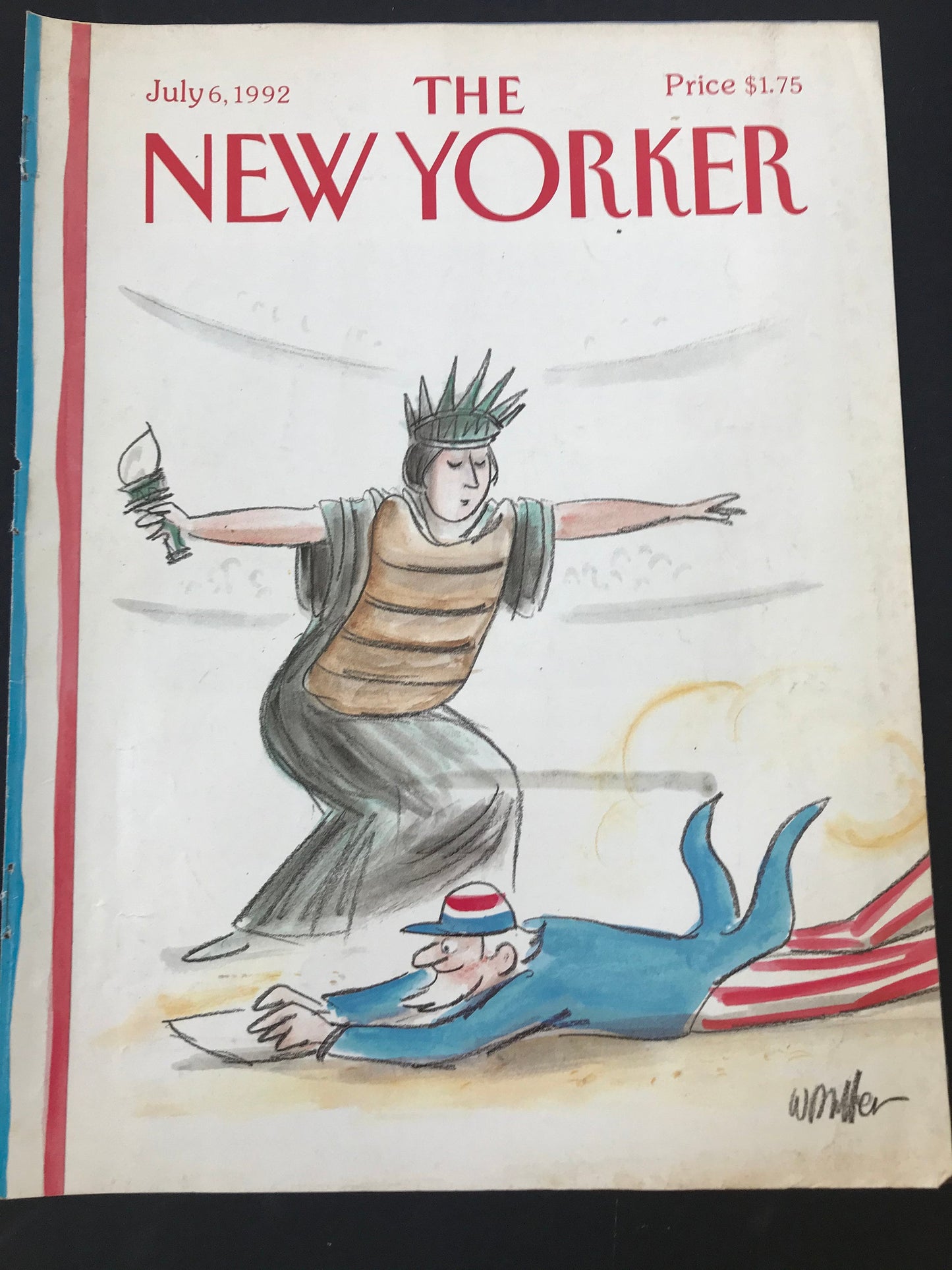 July 6 1992 - The NEW YORKER Magazine original cover