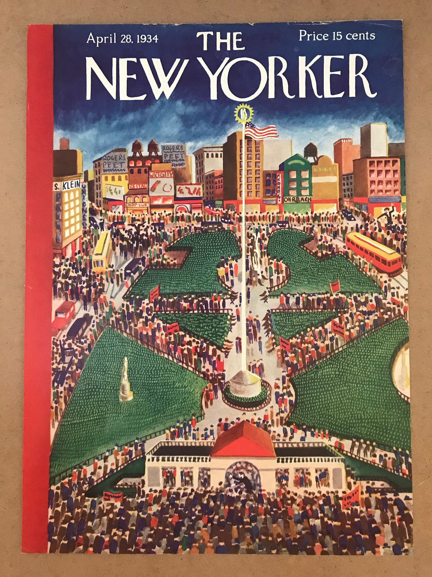 Rare - April 28, 1934 - The NEW YORKER Magazine original cover
