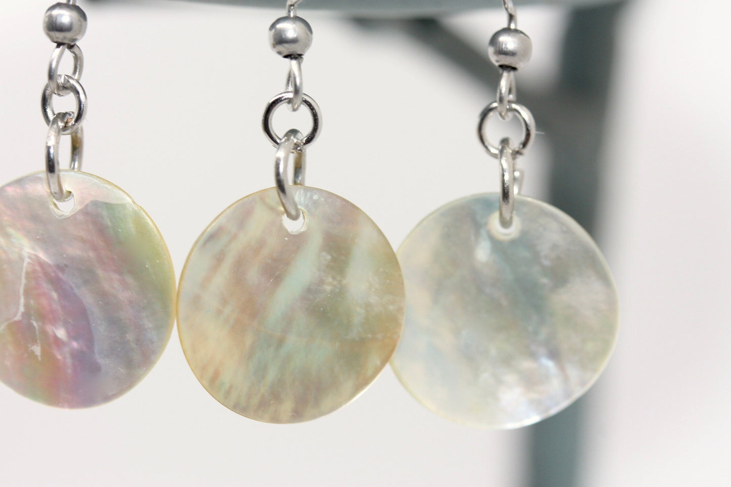 Simple dangle stunning vintage mother of pearl timeless dangle earrings