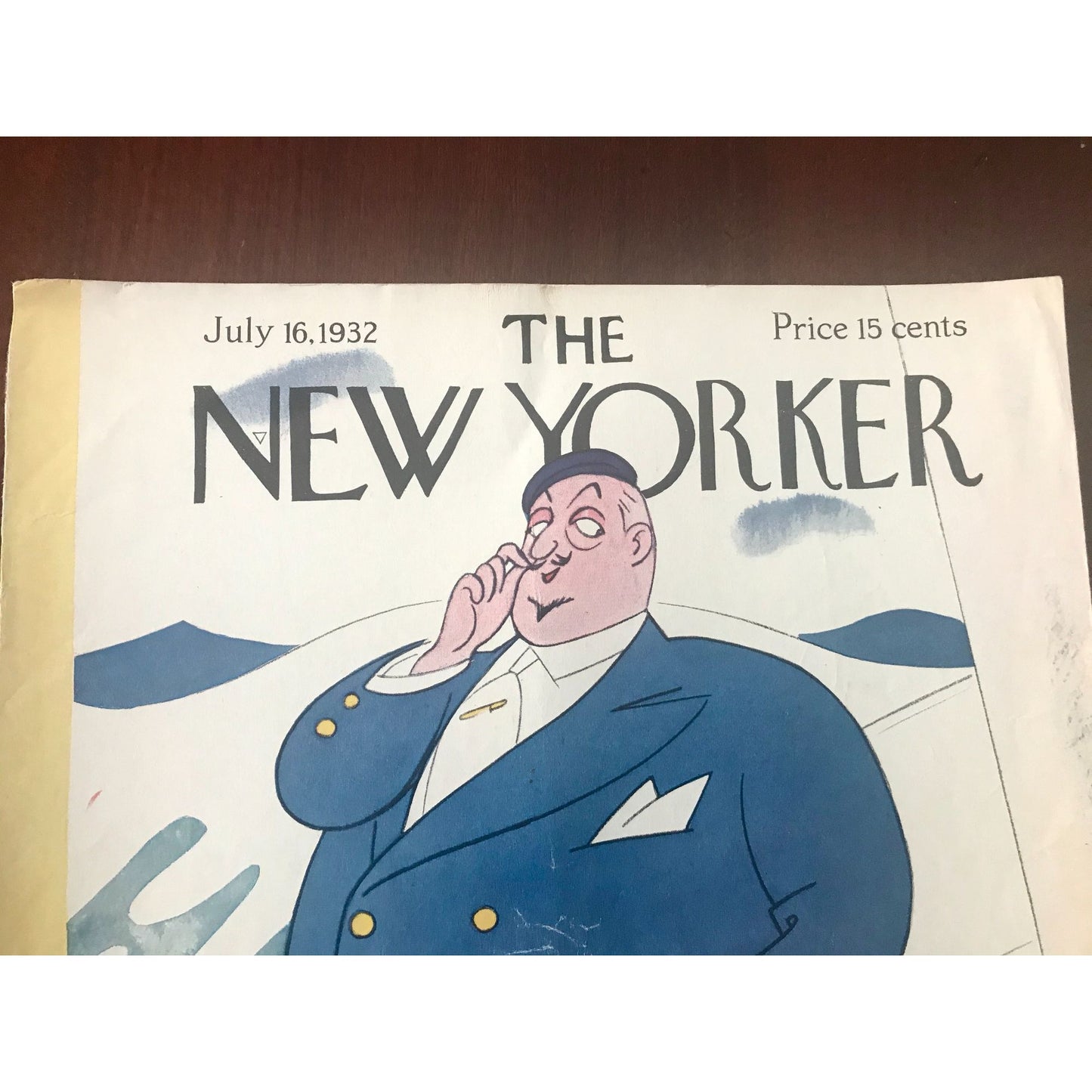 Rare - July 16, 1932 - The NEW YORKER Magazine original cover by Rea Irvin - please read description