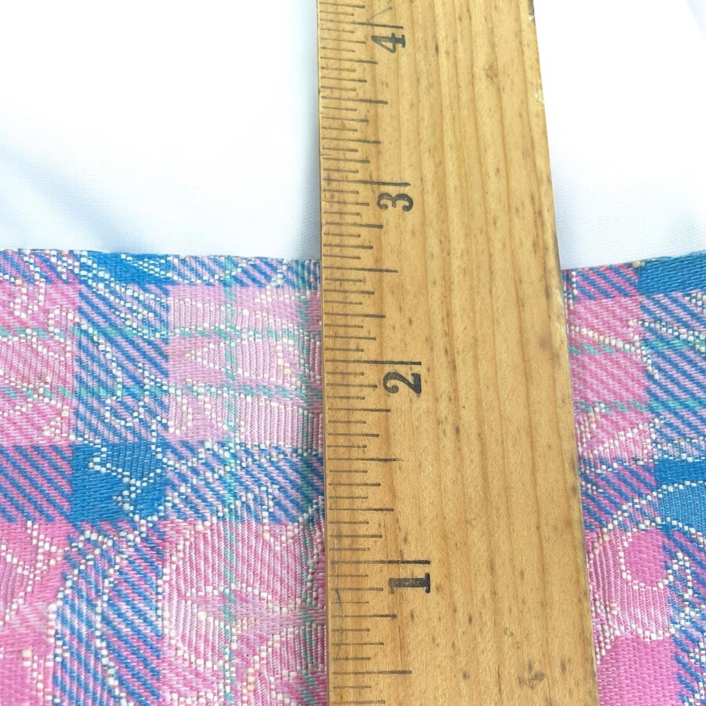 10 yards vintage Designer Dispatch Ribbon Trim Edging ~ Craft Sewing Embellishment - Brocade plaid - 2.5" wide