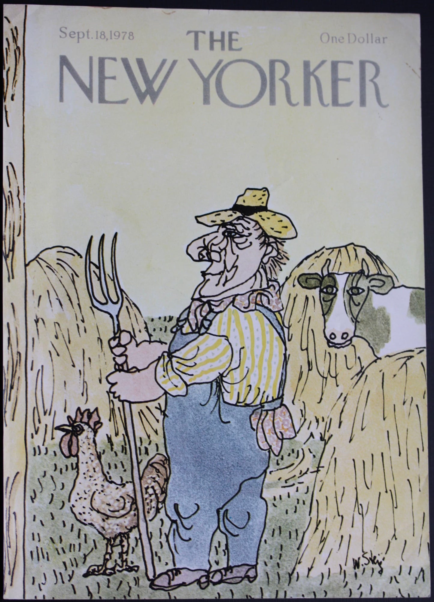 The NEW YORKER Magazine original cover - September 18, 1978