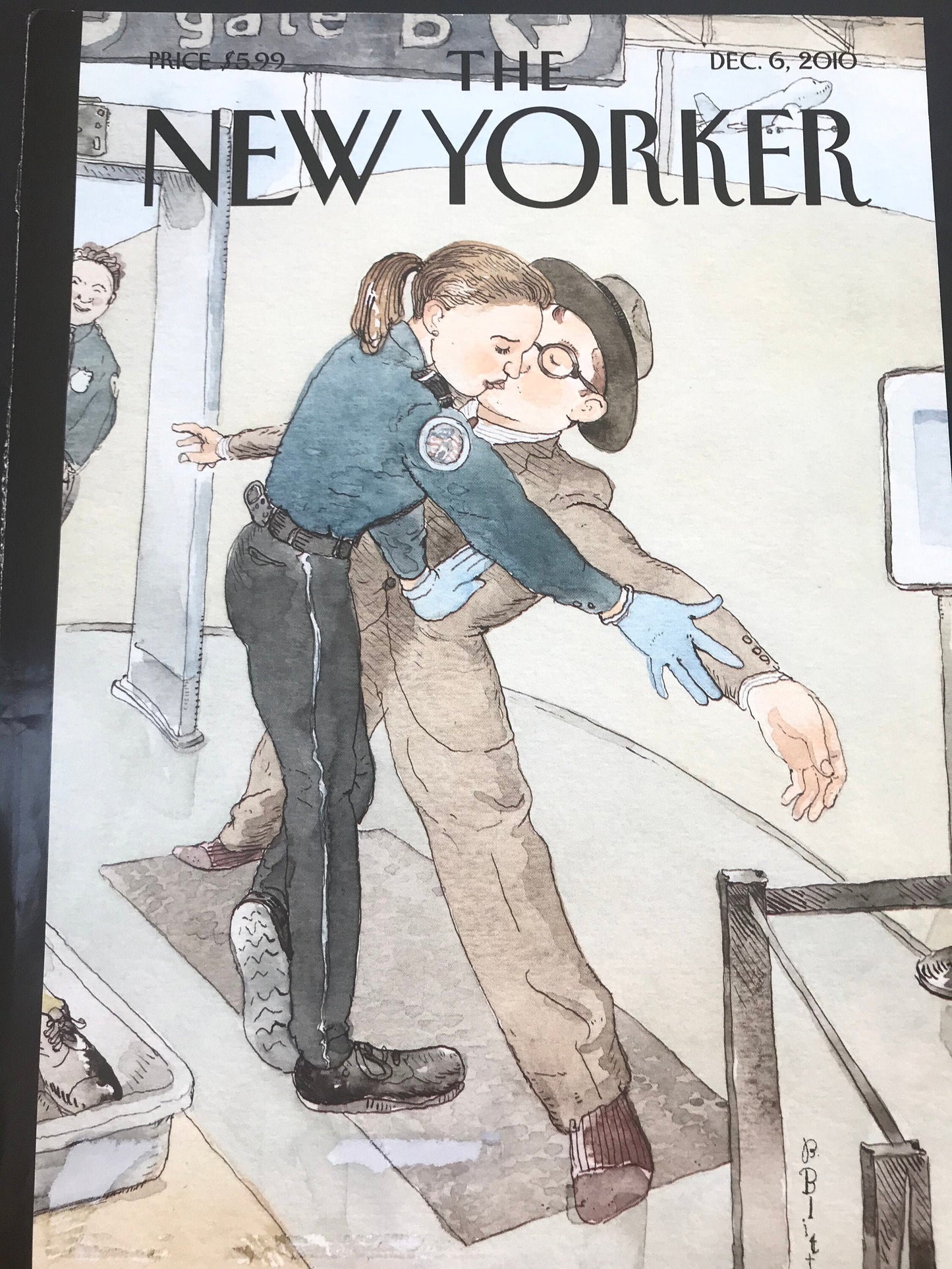 The NEW YORKER magazine cover only -  December 6, 2010 - Please read description