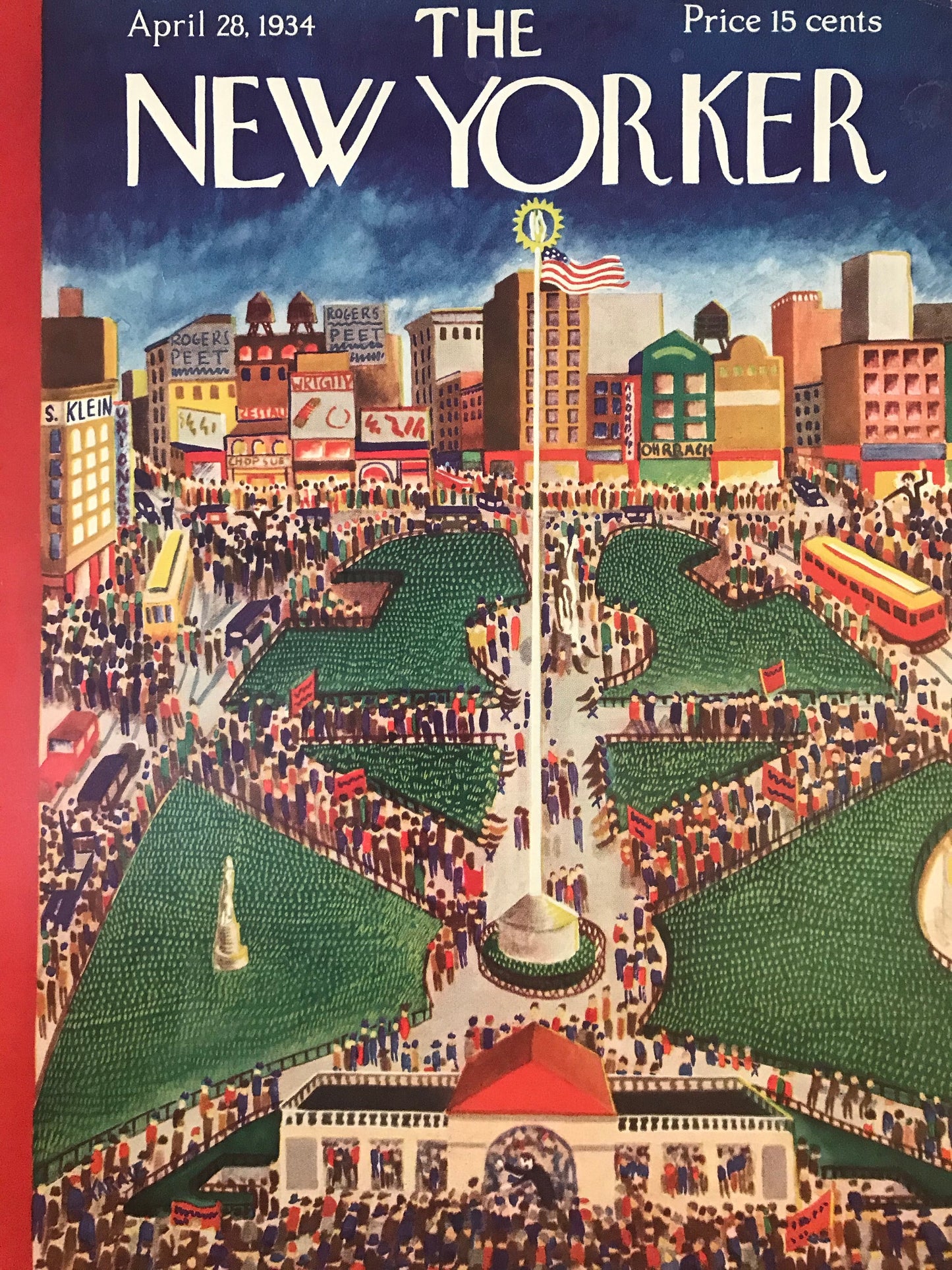 Rare - April 28, 1934 - The NEW YORKER Magazine original cover