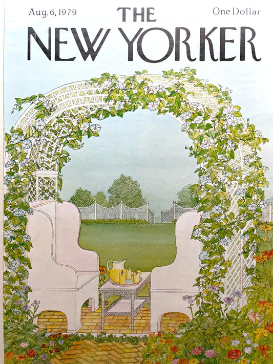 August 6, 1979 - The NEW YORKER Magazine original cover - artist Jenni Oliver
