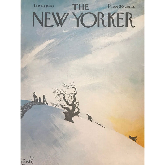 January 10, 1970 - The NEW YORKER Magazine original cover - Getz