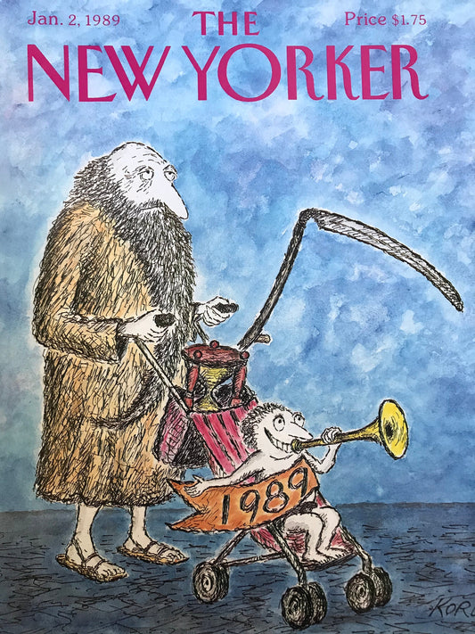 January 2, 1989 - Your choice of cover only OR complete issue  of The New Yorker Magazine