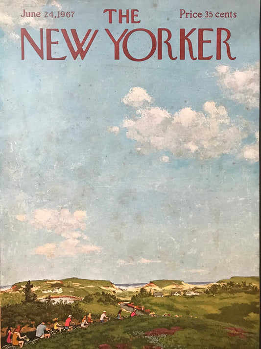 The NEW YORKER Magazine original cover - June 24, 1967 - please read description