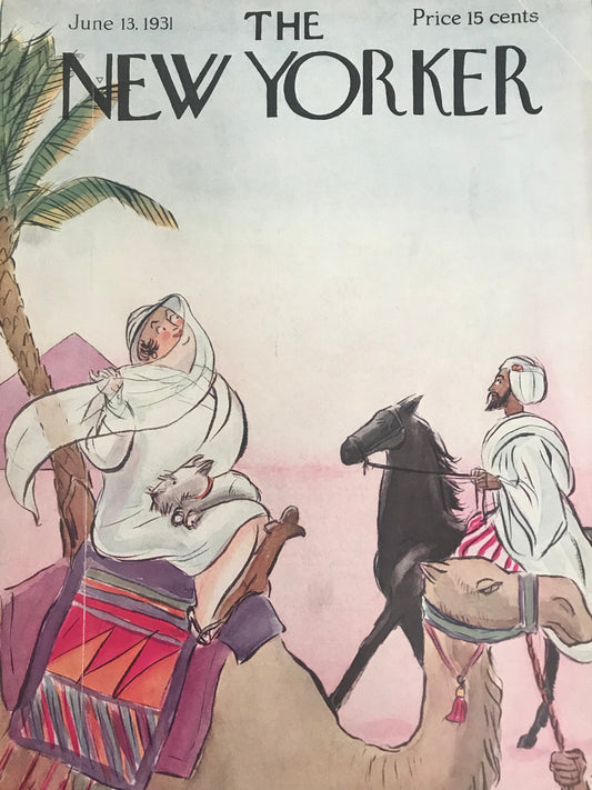 The NEW YORKER Magazine very rare original cover - June 13, 1931 -  Helen E. Hokinson