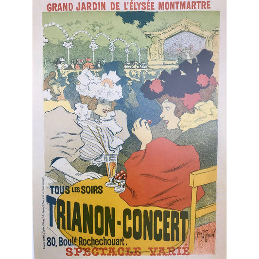 Print by Georges Meunier - from vintage reproduction book of Les Maitres De L'Affiche" or "Masters of the Poster"