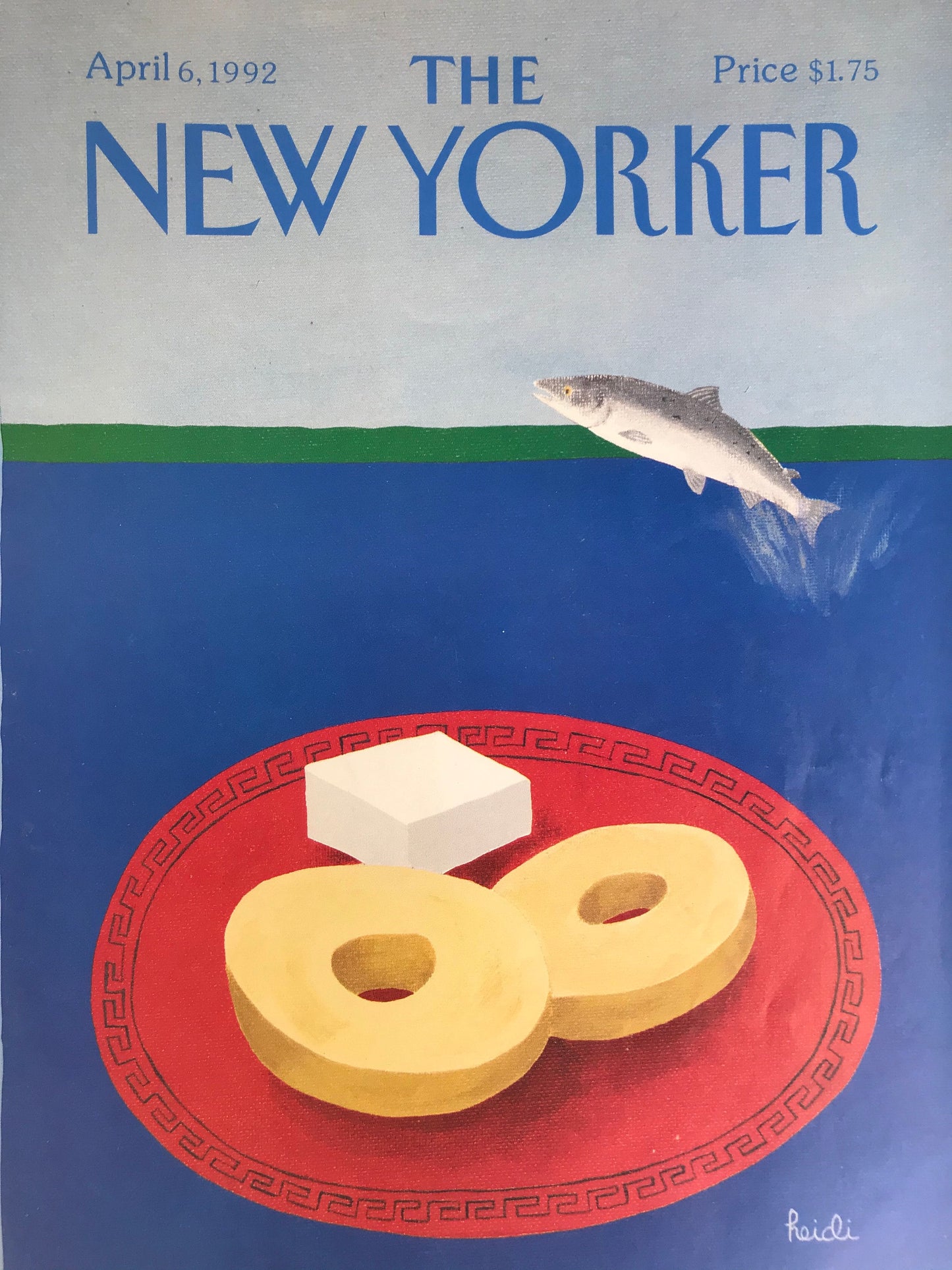 NEW YORKER Magazine cover - April 6, 1992