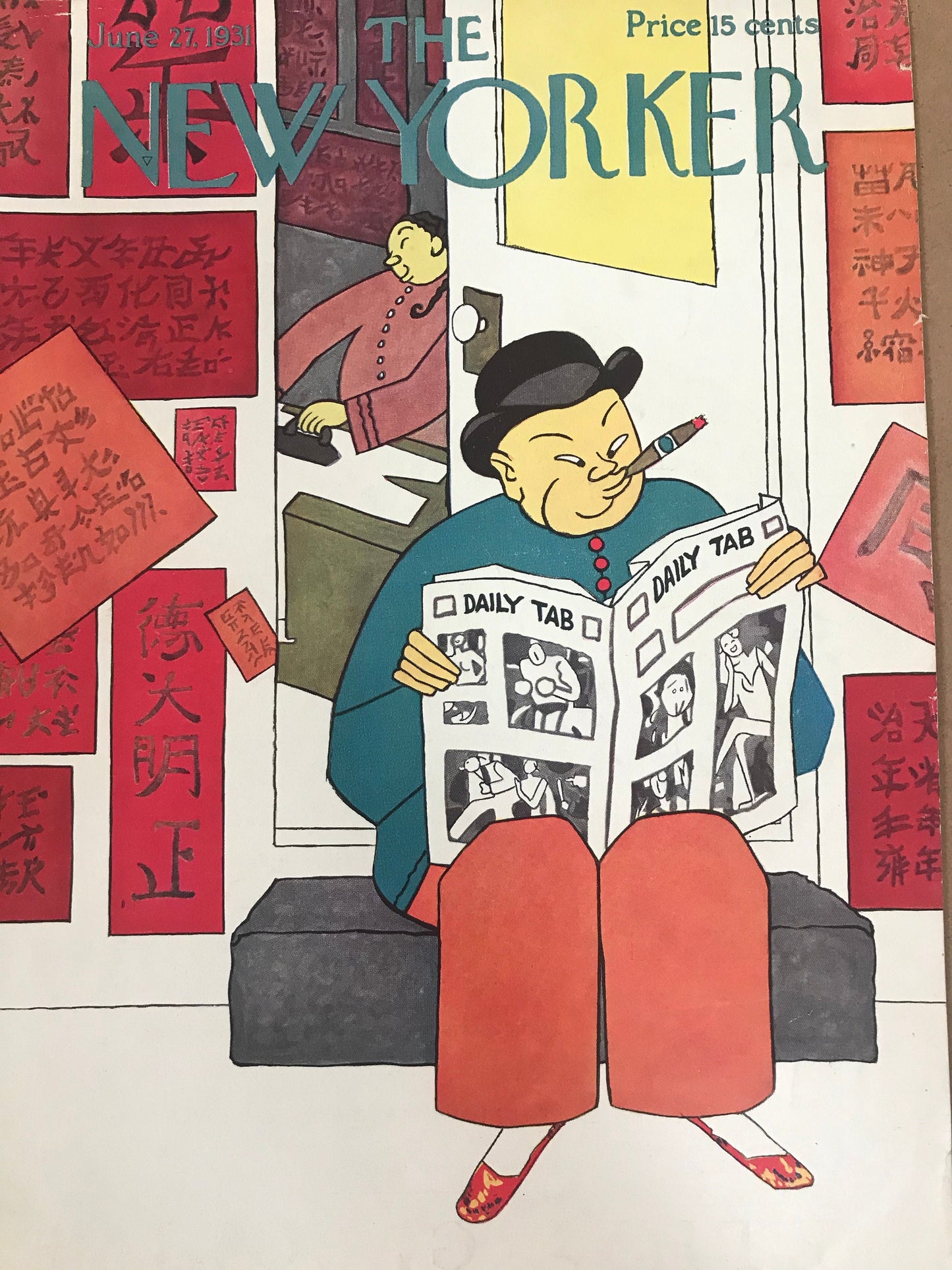 The NEW YORKER Magazine very rare original cover - June 27, 1931