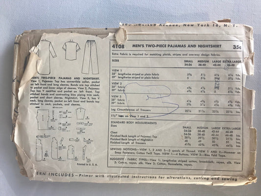 RARE - Vintage Simplicity sewing pattern from the 1960's - please read description