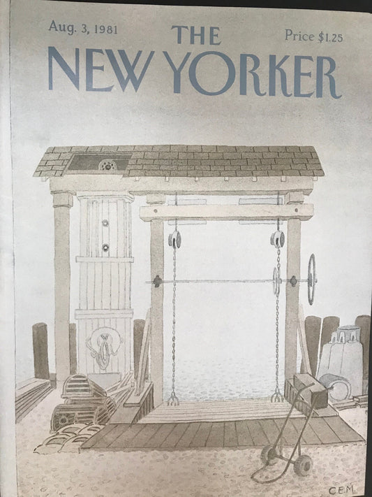 August 3, 1981 - The NEW YORKER Magazine original cover