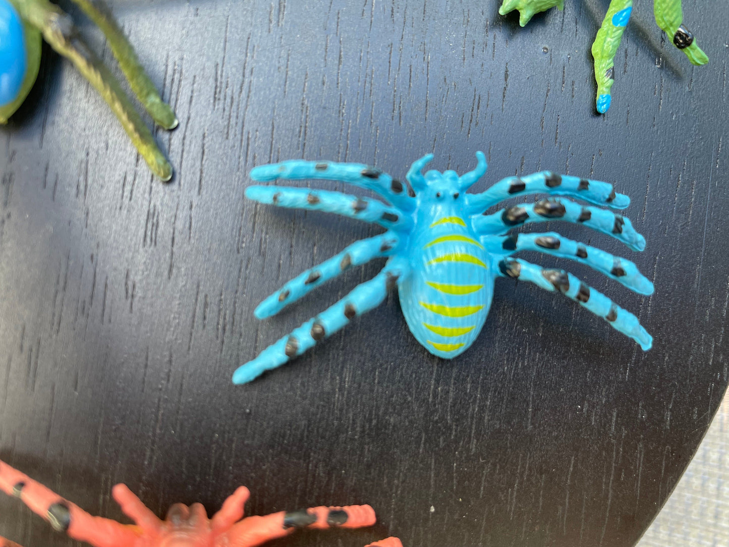 Fun Halloween Spider - PRICE PER PAIR - your choice of hair pins or earrings - scary, spooky fun Halloween jewelry, costume, accessories