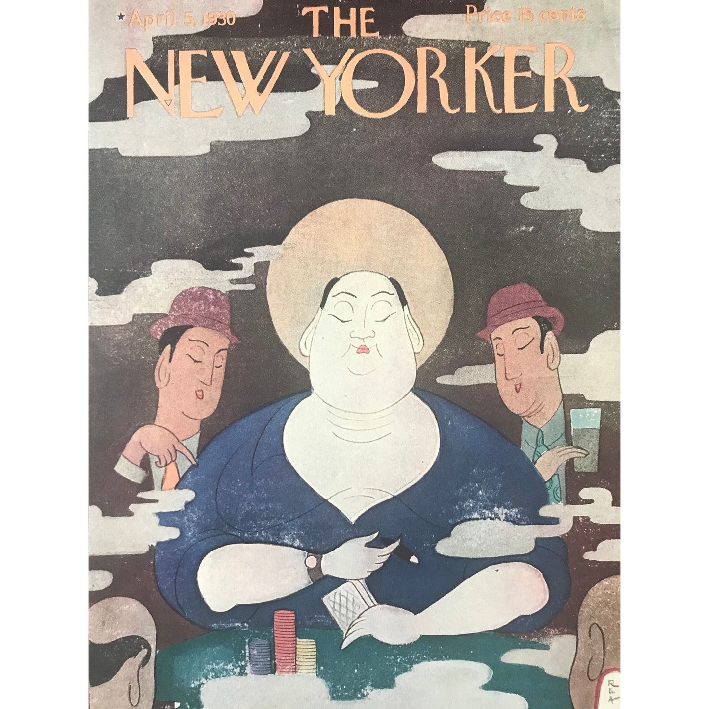 Rare - April 5, 1930 - The NEW YORKER Magazine original cover - please read description