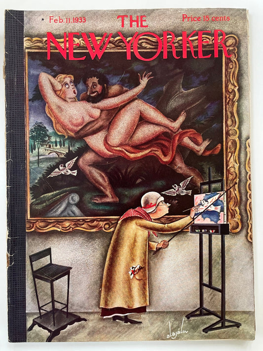 VERY RARE - February 11, 1933 - The New Yorker Magazine - your choice: original cover only OR complete issue  of the magazine