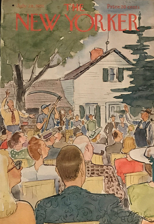 The NEW YORKER Magazine original cover - July 28, 1951 - Ready to frame