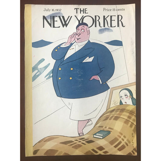 Rare - July 16, 1932 - The NEW YORKER Magazine original cover by Rea Irvin - please read description