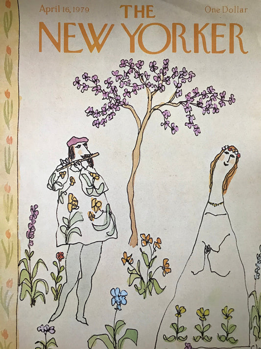 NEW YORKER Magazine cover - April 16, 1979 - Thanksgiving