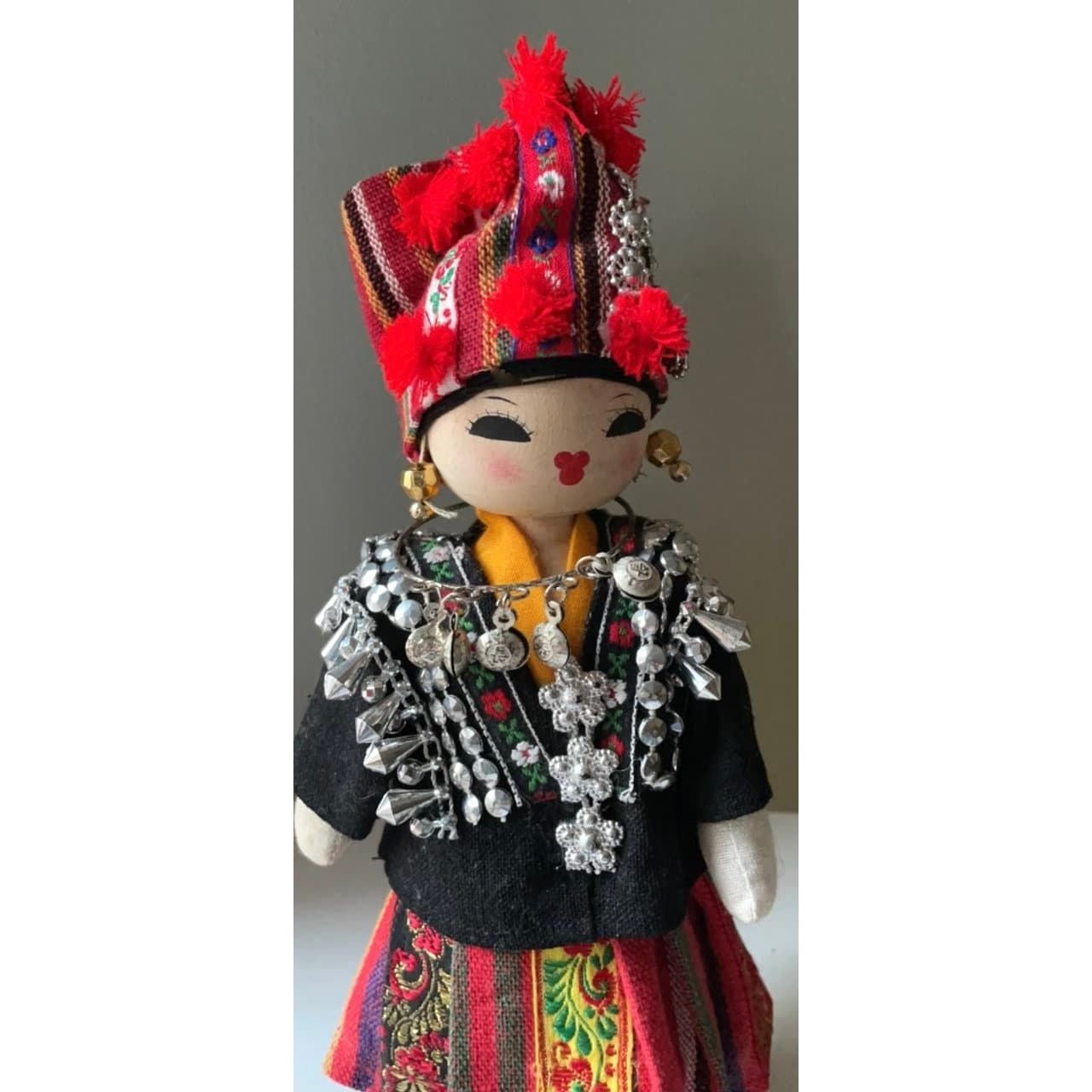 Vintage stunning, rare, handmade Hmong Doll