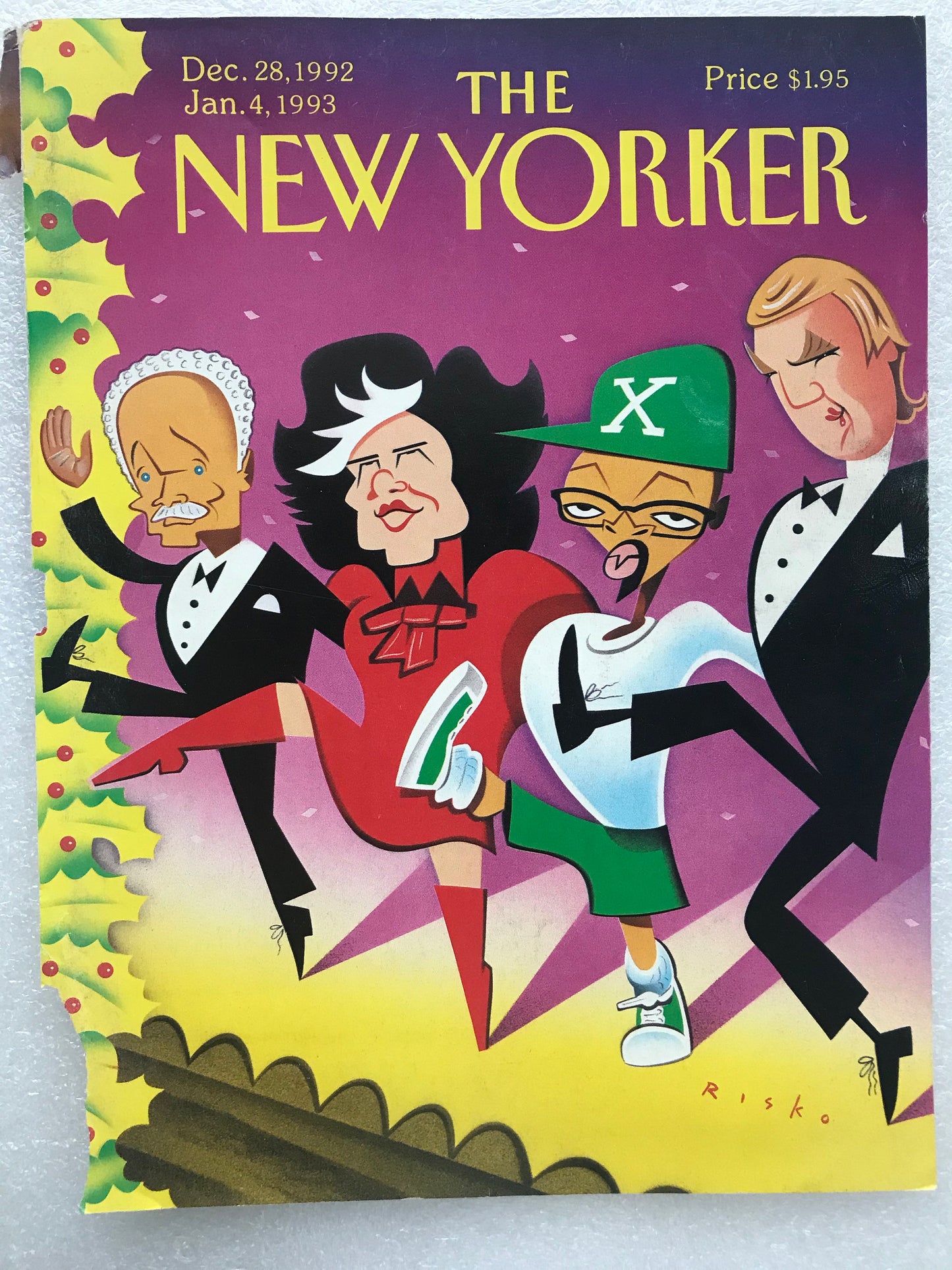RARE - December 28, 1992 & January 4, 1993 - The NEW YORKER - cover only