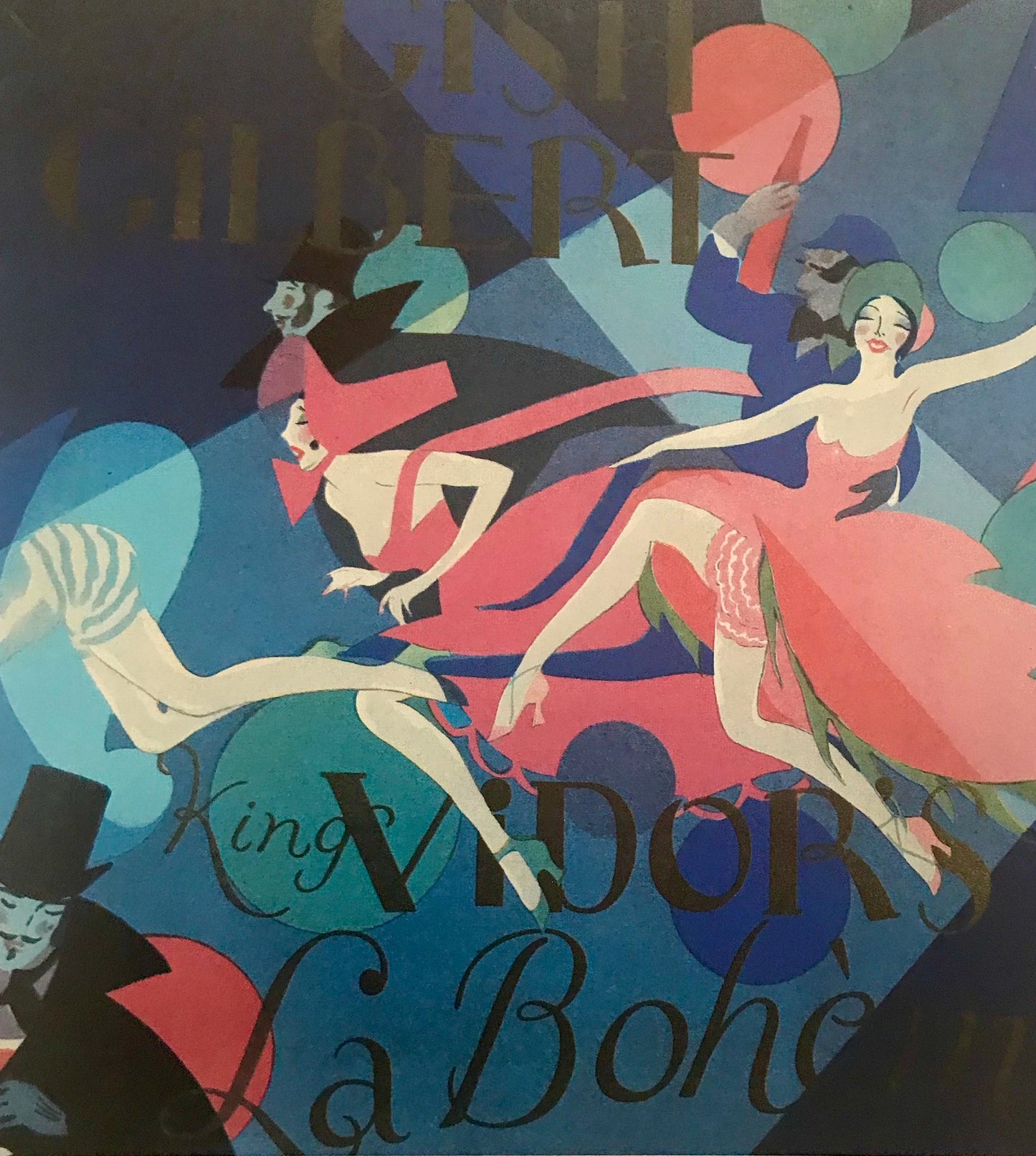 La Boheme  picture from vintage book - approx. 7 1/2"  x 7 1/2" - ready to frame or paper ephemera, scrapbook supplies, collage