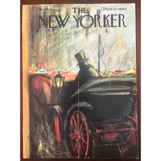 Rare - December 2, 1961 - The NEW YORKER Magazine original cover - please read description