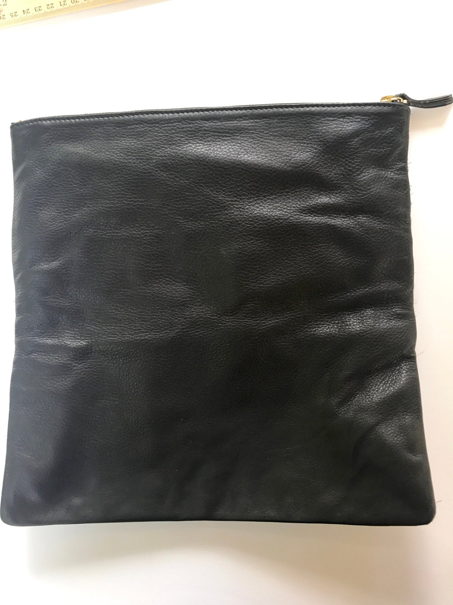 Vintage Clutch Handbag – Purple Gold Folder Design | Signed Sabrina Zong Faux Leather