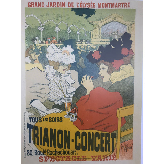 Print by Georges Meunier - from vintage reproduction book of Les Maitres De L'Affiche" or "Masters of the Poster"