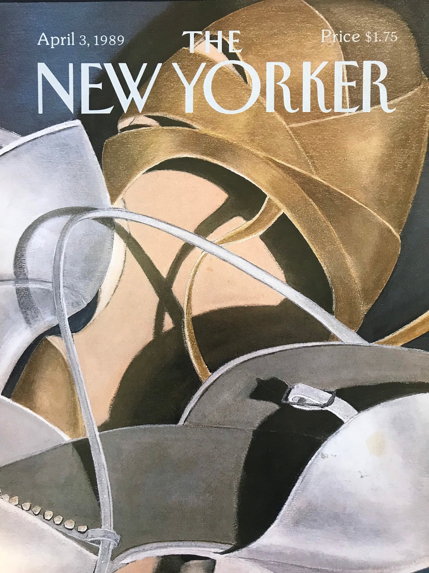 April 3, 1989 - The New Yorker Magazine - high heel shoes - Cover only