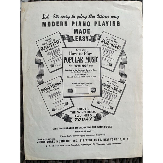 1930's "Some Of These Days" vintage / antique sheet music with Music & Words by Shelton Brooks and published by Vogel Music, Sophie Tucker