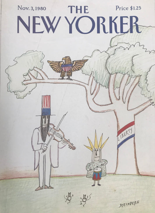 Rare - November 3, 1980 - The NEW YORKER Magazine original cover - USA - Steinberg