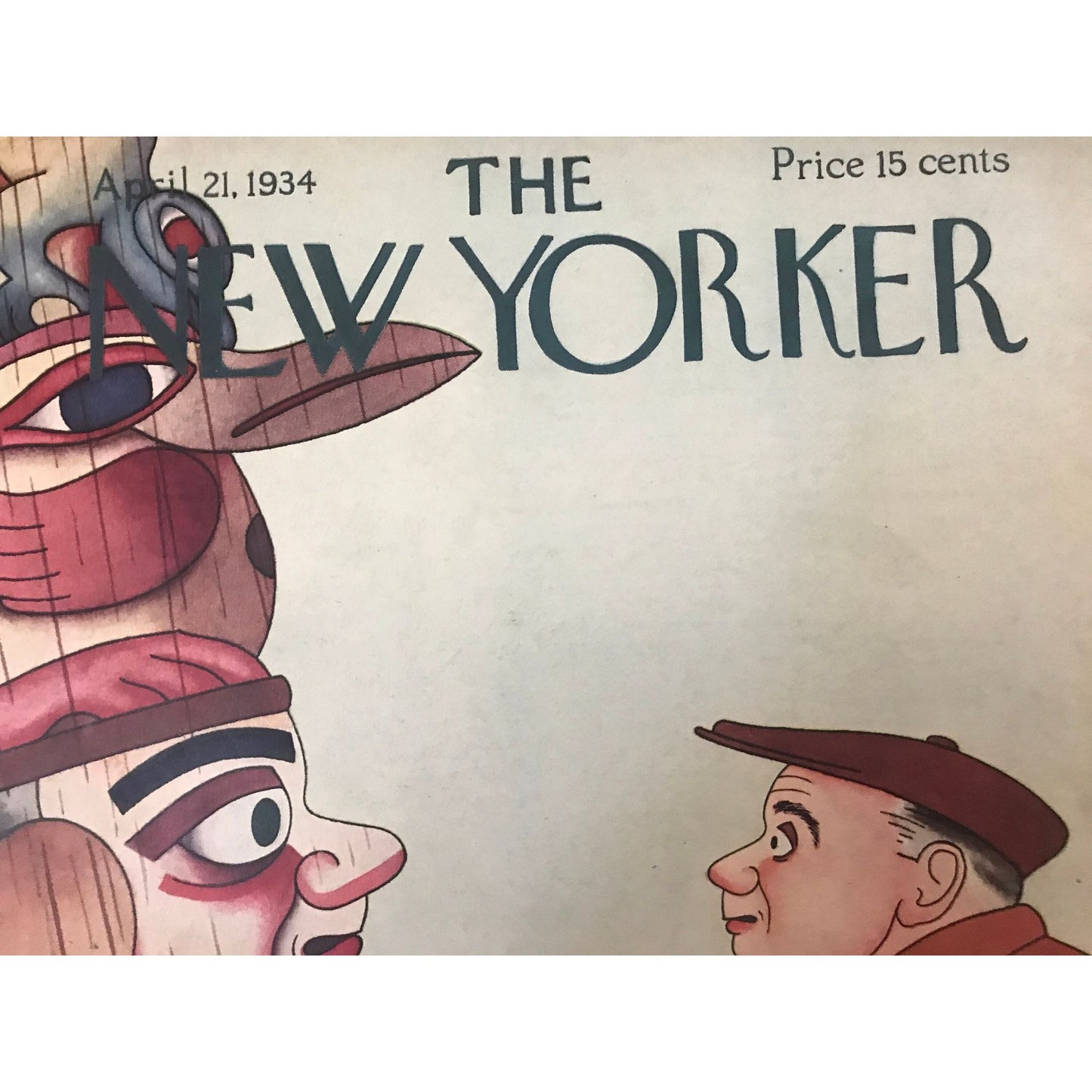 Rare - April 21, 1934 - The NEW YORKER Magazine original cover