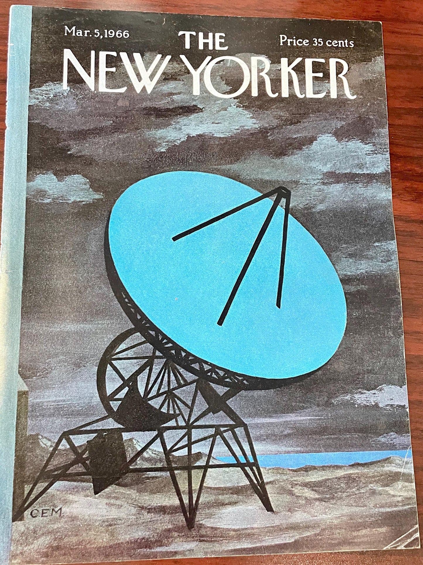 NEW YORKER Magazine cover - March 5, 1966
